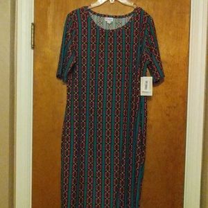 A New with Tags Lularoe Brand Julia Dress XL